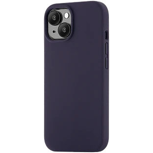 Чехол защитный uBear Touch Mag Case  iPhone 15  MagSafe  силикон  темно-фиолетовый