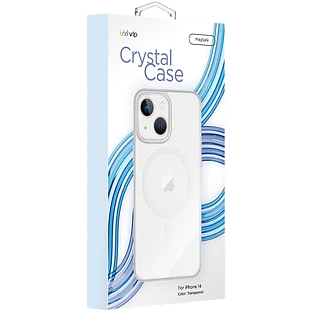 Чехол защитный "vlp" Crystal case with MagSafe для iPhone 14, прозрачный Чехол защитный "vlp" Crystal case with MagSafe для iPhone 14, прозрачный