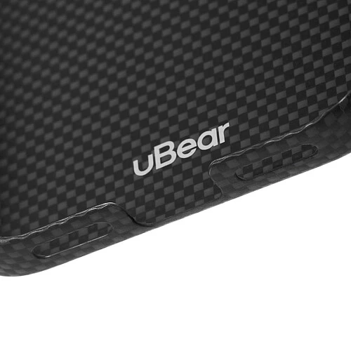 Чехол защитный uBear Supreme Case для iPhone 18 Pro Max, ультратонкий, материал Кевлар, MagSafe совместимый, черный (клетчатый)