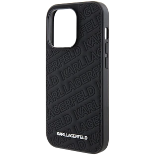 Lagerfeld для iPhone 15 Pro чехол PU Quilted Logo pattern Hard Black Lagerfeld для iPhone 15 Pro чехол PU Quilted Logo pattern Hard Black