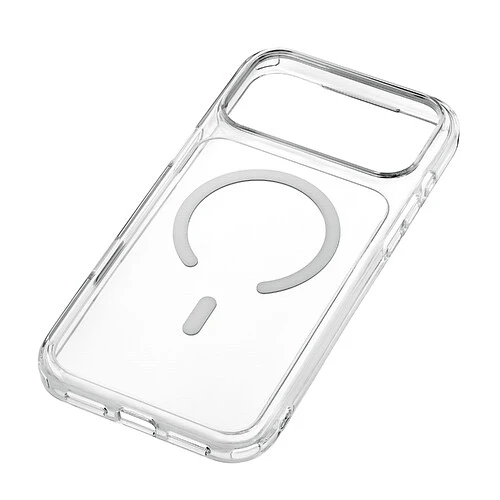 Чехол защитный uBear Real Mag Case для iPhone 18 Pro Max, MagSafe совместимый, усиленный, прозрачный