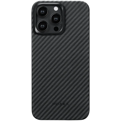 Чехол Pitaka MagEZ Case 4 для iPhone 15 Pro Max (Black/Grey Twill) 1500D Чехол Pitaka MagEZ Case 4 для iPhone 15 Pro Max (Black/Grey Twill) 1500D