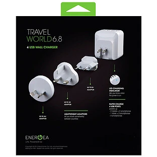 Зарядное устройство ENERGEA 4*USB Тип A, 34 Вт