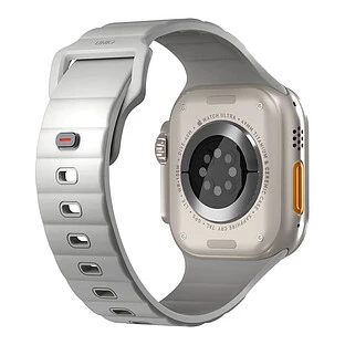 Ремешок Uniq для Apple Watch 49/46/45/44 mm STRIDE FKM Rubber Grey