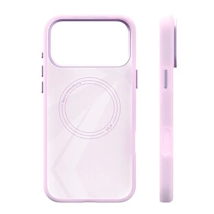 Чехол защитный VLP Aster Pro Case с MagSafe для iPhone 17 Pro Max, розовый Чехол защитный VLP Aster Pro Case с MagSafe для iPhone 17 Pro Max, розовый