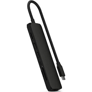Адаптер Satechi 7-in-1 USB-C Slim Multiport Adapter with Ethernet, Black