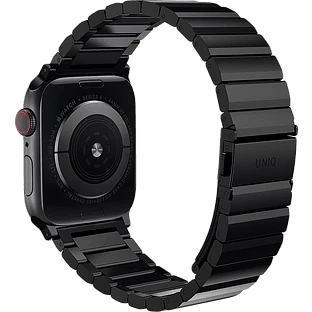 Ремешок Uniq для Apple Watch 49/46/45/44 mm Strova Strap Link Steel Black