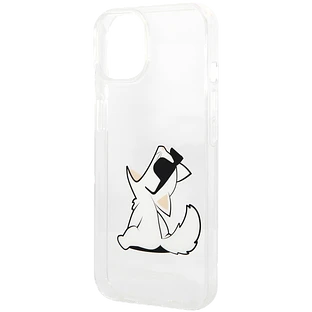 Lagerfeld для iPhone 14 чехол PC/TPU Choupette Fun Hard Transparent Lagerfeld для iPhone 14 чехол PC/TPU Choupette Fun Hard Transparent