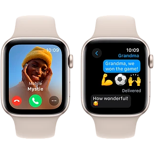 Apple Watch SE 2 (2024) GPS 44mm Starlight Aluminum Case with Starlight Sport Band - M/L Apple Watch SE 2 (2024) GPS 44mm Starlight Aluminum Case with Starlight Sport Band - M/L