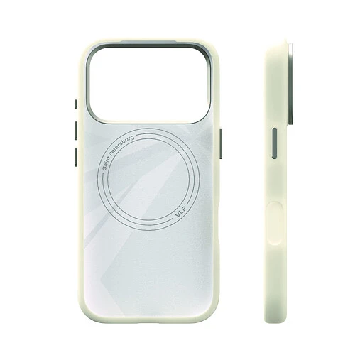 Чехол защитный VLP Aster Pro Case с MagSafe для iPhone 17 Pro, белый Чехол защитный VLP Aster Pro Case с MagSafe для iPhone 17 Pro, белый