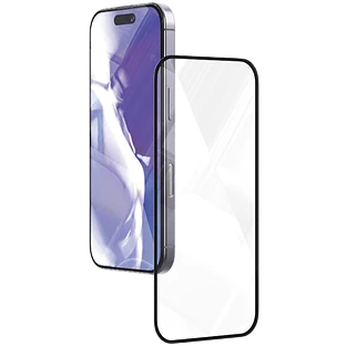 Стекло защитное 3D VLP Easy Box для iPhone 16 Pro с черной рамкой