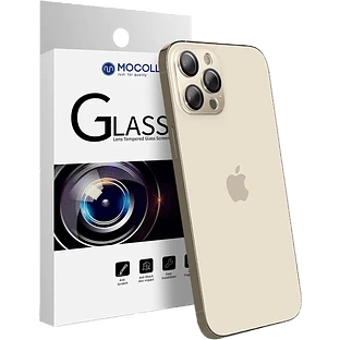 Защитное стекло MOCOLL 2.5D для камеры Apple iPhone 12 Pro Золотое