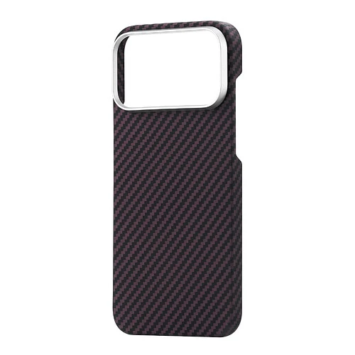 Чехол защитный uBear Supreme Case для iPhone 18 Pro Max, ультратонкий, материал Кевлар, MagSafe совместимый, бургунди