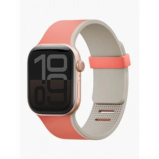 Uniq для Apple Watch 49/46/45/44 mm ремешок Revix IV reversible Magnetic Coral Quartz/Beige