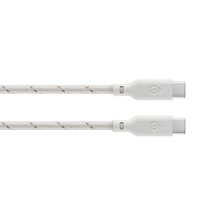 Зарядный кабель uBear Trend, USB-C|USB-С, 60Вт, 1,2м, Облачный серый