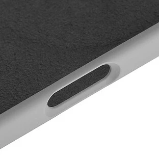 Чехол защитный uBear Touch Mag Case для iPhone 17, MagSafe совместимый, силикон, софт-тач, светло-серый