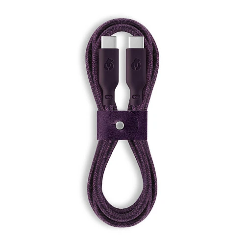 Зарядный кабель uBear Trend, USB-C|USB-С, 60Вт, 1,2м, Бургунди