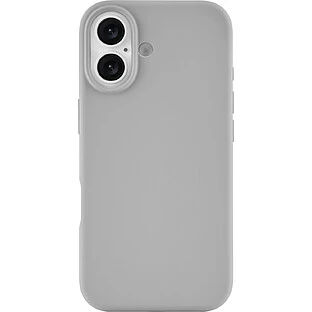 Чехол защитный uBear Touch Mag Case для iPhone 17, MagSafe совместимый, силикон, софт-тач, светло-серый
