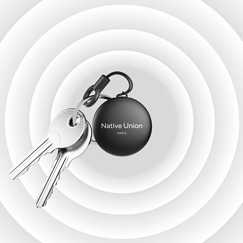 NATIVE UNION FIND IT TAG, брелок-трекер, цвет: чёрный