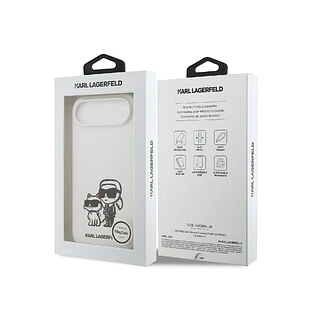 Чехол KARL LAGERFELD для iPhone Air Liquid Silicone Sketch Karl & Choupette Hard White (MagSafe) Чехол KARL LAGERFELD для iPhone Air Liquid Silicone Sketch Karl & Choupette Hard White (MagSafe)