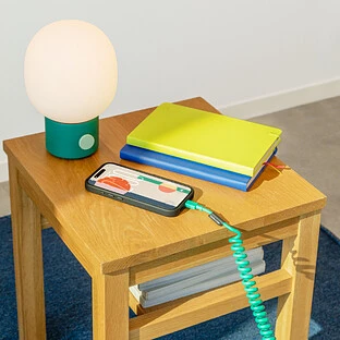 Кабель Native Union POP CABLE, кабель зарядный USB-C/USB-C, 60W, длина 1,2 м., цвет: зелёный