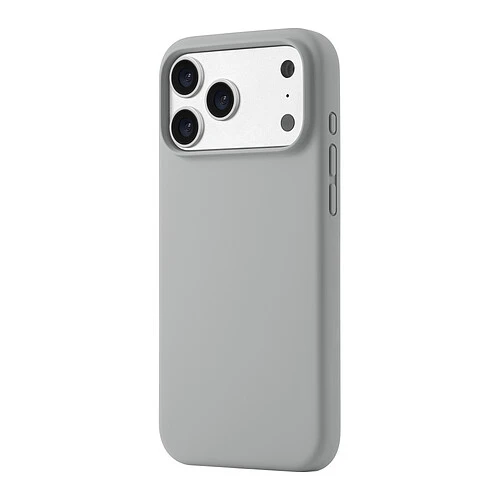 Чехол защитный uBear Touch Mag Case для iPhone 18 Pro Max, MagSafe совместимый, силикон, софт-тач, светло-серый 