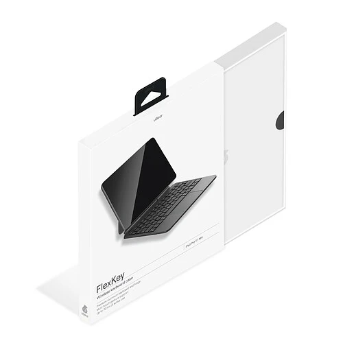 Чехол-клавиатура uBear FlexKey для iPad Pro 11" (M4 | M5), магнитная, soft-touch