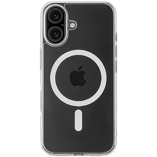 Чехол защитный uBear Real Mag Case для iPhone 16 Plus,усиленный, прозрачный Чехол защитный uBear Real Mag Case для iPhone 16 Plus,усиленный, прозрачный