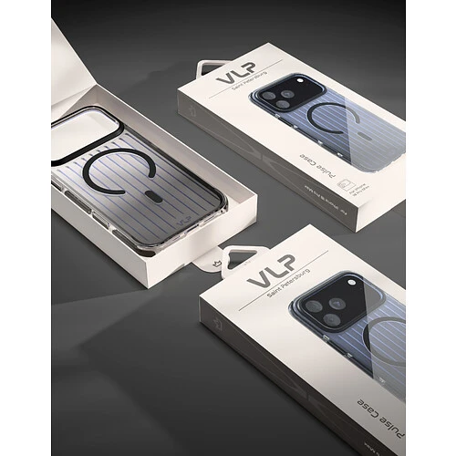 Чехол защитный VLP Pulse Case с MagSafe для iPhone 18 Pro Max, черный