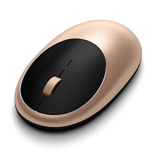 Беспроводная компьютерная мышь Satechi M1 Bluetooth Wireless Mouse. Цвет золотой