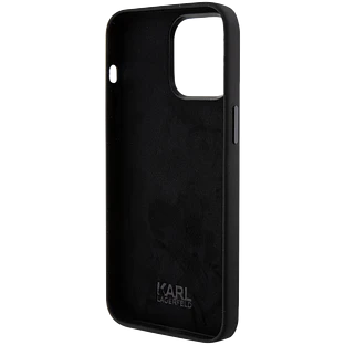 Lagerfeld для iPhone 15 Pro чехол Liquid silicone NFT Choupette Hard Black Lagerfeld для iPhone 15 Pro чехол Liquid silicone NFT Choupette Hard Black