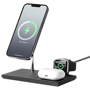 SNAP MAGNETIC 3-IN-1 Беспроводное зарядное устройство, 3 в 1, цвет: черный SNAP MAGNETIC 3-IN-1 Беспроводное зарядное устройство, 3 в 1, цвет: черный