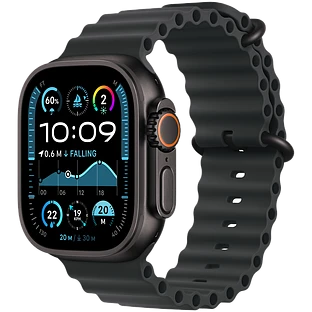 Apple Watch Ultra 2 2024 GPS + Cellular 49mm Black Titanium Case with Black Ocean Band Apple Watch Ultra 2 2024 GPS + Cellular 49mm Black Titanium Case with Black Ocean Band
