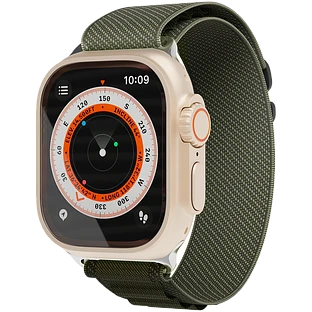 Ремешок нейлоновый Extreme Band VLP для Apple Watch 42/44/45/49mm, темно-зеленый Ремешок нейлоновый Extreme Band VLP для Apple Watch 42/44/45/49mm, темно-зеленый