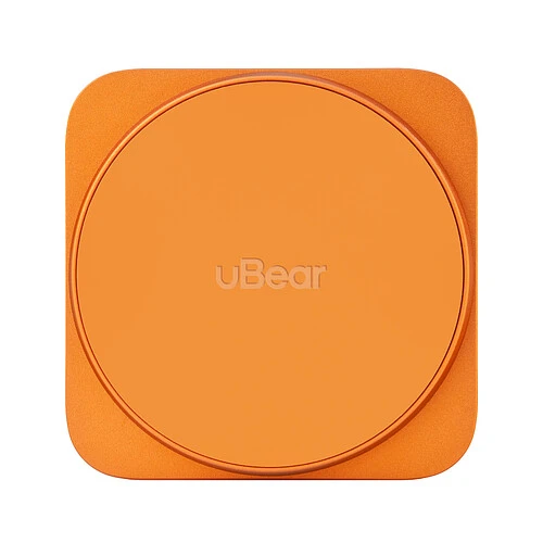 Беспроводное зарядное устройство uBear Balance Slim, 3-в-1, с поддержкой MagSafe, Qi2.2, цвет: космический оранжевый