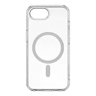 Чехол защитный uBear Real Mag Case для iPhone 16e, MagSafe совместимый, усиленный, прозрачный