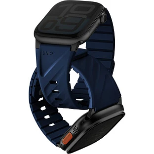 Ремешок Uniq для Apple Watch 49-40 mm FLUO Silicone Rubber Marine Blue