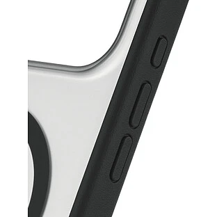 Чехол защитный uBear Stand 360° Mag Case для iPhone 17 Pro Max, MagSafe совместимый, силикон, софт-тач, черный