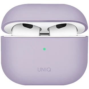 Чехол UNIQ LINO Liquid  Лаванда для AirPods (Gen3)