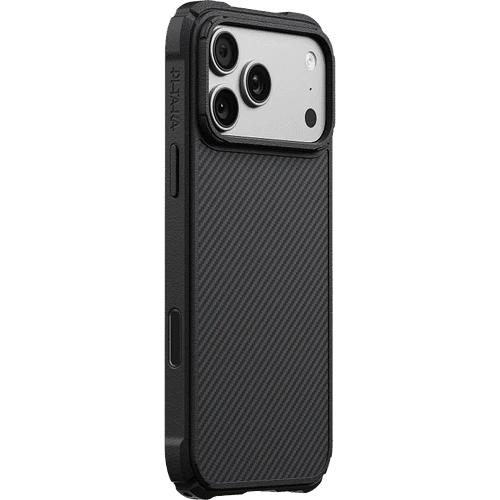 Чехол для телефона Pitaka Aramid ProGuard Case для iPhone 18 Pro (Black/Grey Twill)