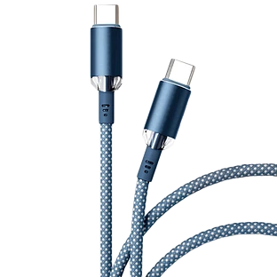 Дата-кабель VLP Diamond Cable USB C - USB C, 1.2м, темно-синий