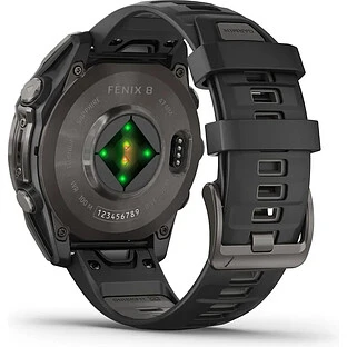 Умные часы Garmin Fenix 8 AMOLED Sapphire 47 мм, Titanium