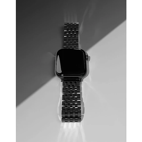 Ремешок из нержавеющей стали VLP Stark Band для Apple Watch 42/44/45/46/49 мм, черный