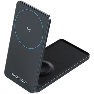 MAGSSORY Беспроводное зарядное устройство, 22 Вт, Чёрный