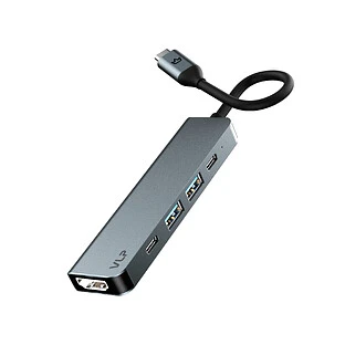 Адаптер VLP Infinity USB-C Hub 5 в 1, графитовый