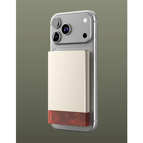 Аккумулятор внешний VLP NEO MagSafe, Qi2, 5000 mAh SSB, 3A, USB-C, Amber Gray