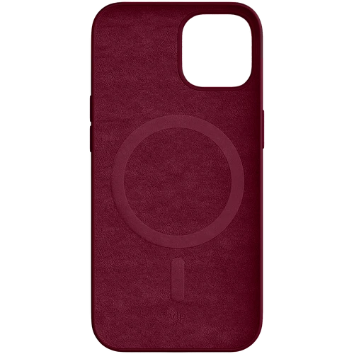 Чехол защитный "vlp" Silicone case with MagSafe для iPhone 14, марсала Чехол защитный "vlp" Silicone case with MagSafe для iPhone 14, марсала