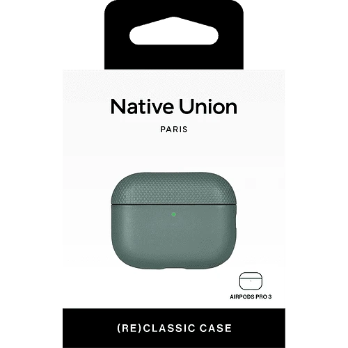 (RE)CLASSIC CASE, чехол защитный NATIVE UNION для AirPods Pro 3, цвет: зеленый