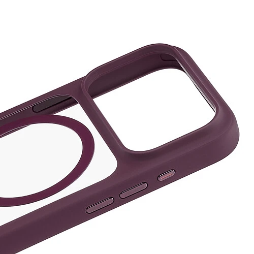 Чехол защитный uBear Shade Case для iPhone 18 Pro, MagSafe совместимый, усиленный, силк-тач, бургунди