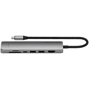 Адаптер Satechi 7-in-1 USB-C Slim Multiport Adapter with Ethernet, Space Gray